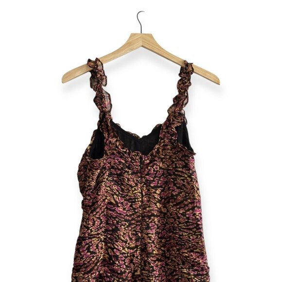 Ulla Johnson Rosaria Silk Midi Dress, in Pomegranate, Size 4, New with Tag‎ - Picture 9 of 16